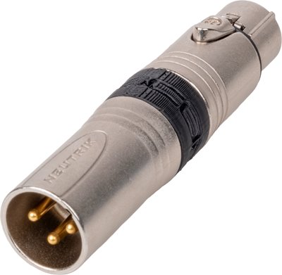 SES-INLINE-EMCM In-Line Ground Lift RF Filter XLR Female to Neutrik EMC Male
